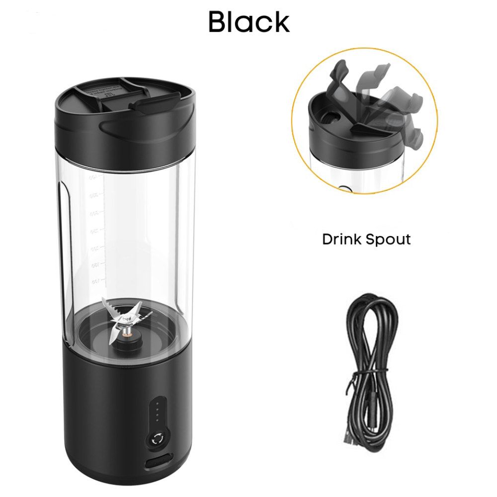 Mini Licuadora Portátil de Acero Inoxidable. La licuadora USB compacta que funciona con baterías que pone a su alcance la comodidad de un electrodoméstico de encimera. Crea deliciosos batidos, cócteles y batidos en cualquier lugar.