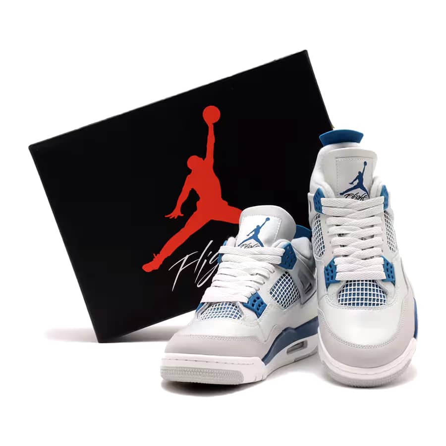 AIR JORDAN 4 ( MILITARY BLUE )