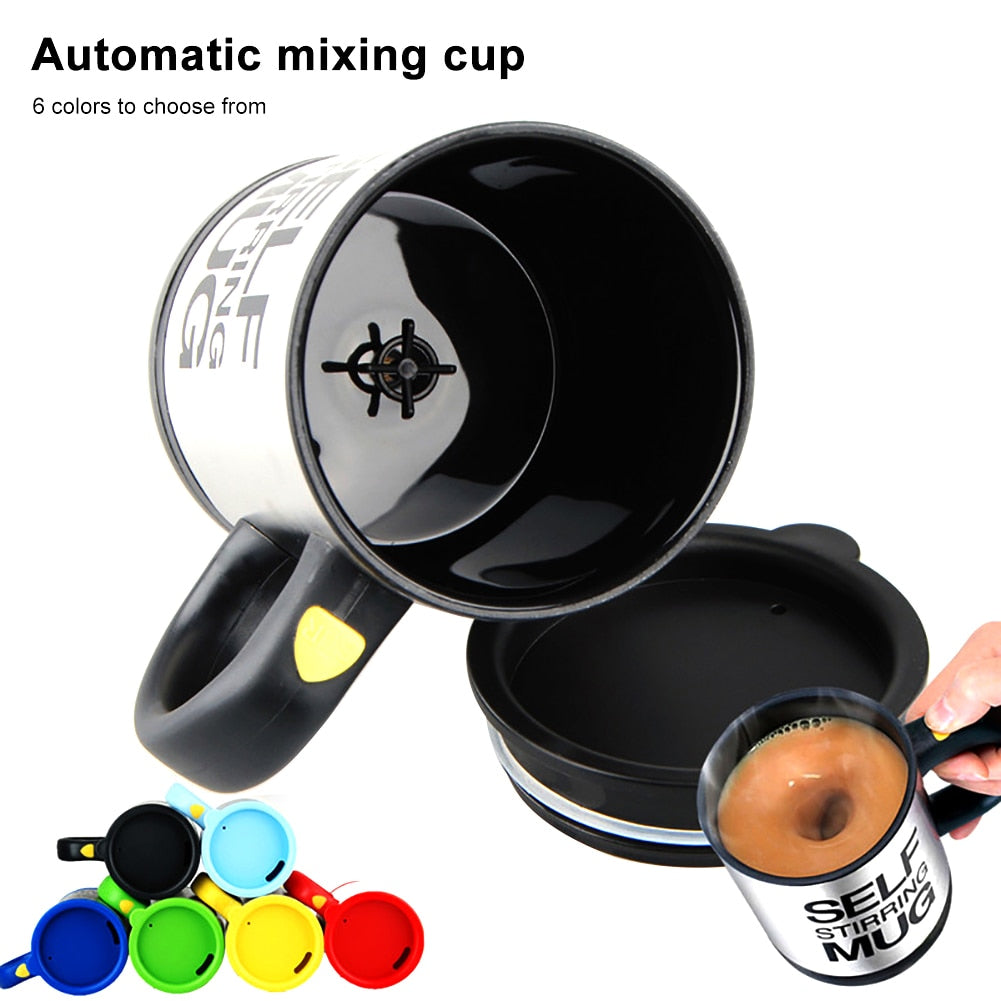 Caneca de café com misturador automático esta caneca inovadora faz o trabalho por você. Perfeita para café, leite, suco e muito mais, esta caneca possui um mecanismo de mistura automático com apenas o apertar de um botão.