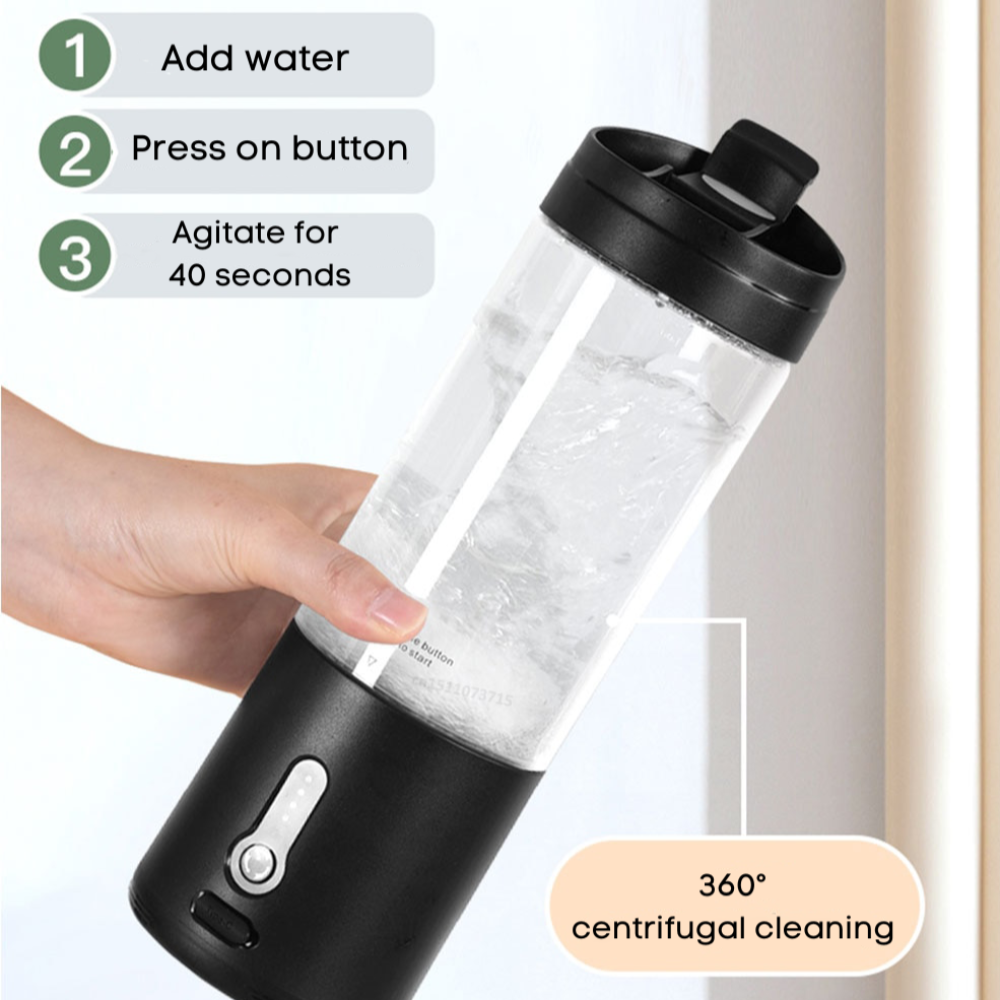 Mini Licuadora Portátil de Acero Inoxidable. La licuadora USB compacta que funciona con baterías que pone a su alcance la comodidad de un electrodoméstico de encimera. Crea deliciosos batidos, cócteles y batidos en cualquier lugar.