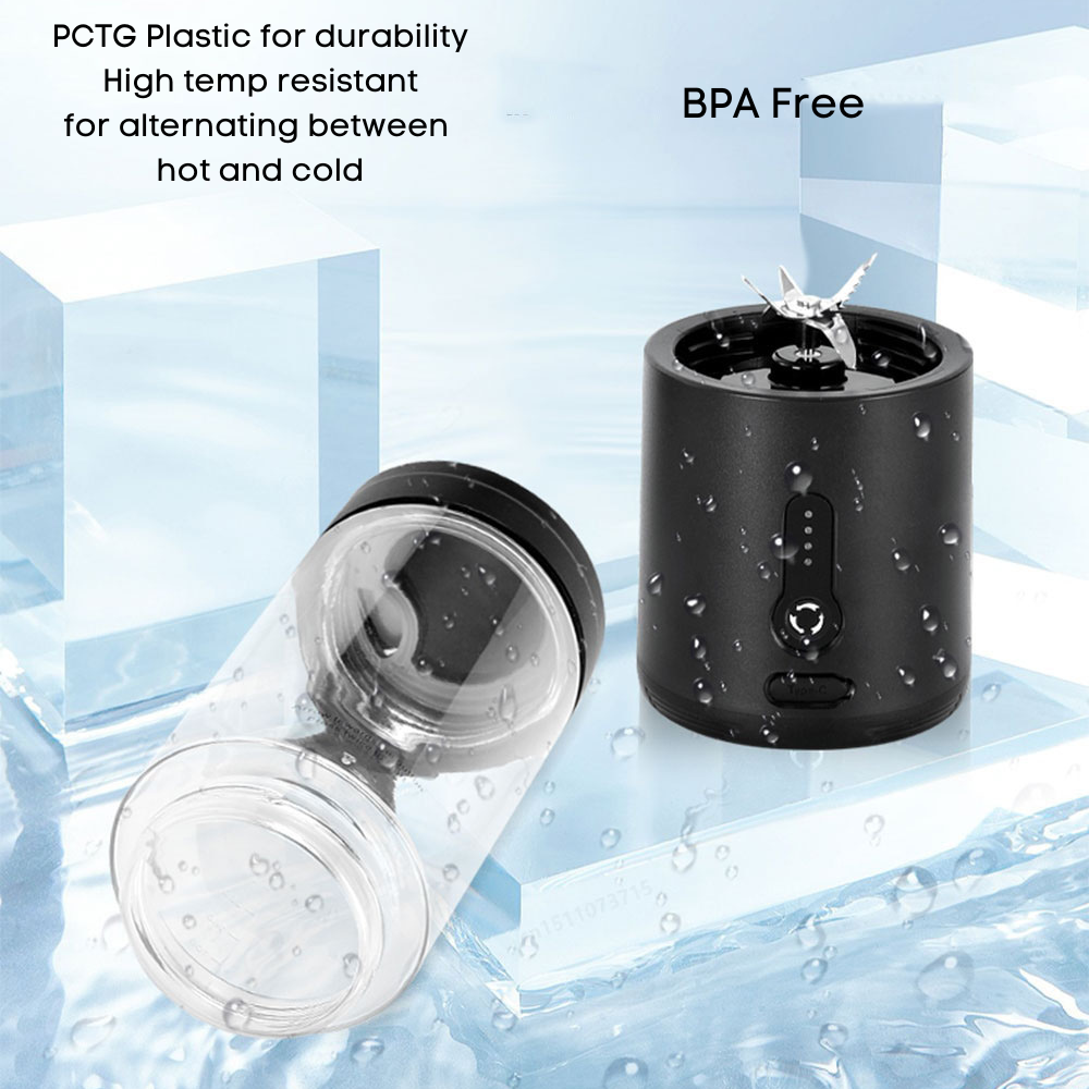 Mini Licuadora Portátil de Acero Inoxidable. La licuadora USB compacta que funciona con baterías que pone a su alcance la comodidad de un electrodoméstico de encimera. Crea deliciosos batidos, cócteles y batidos en cualquier lugar.