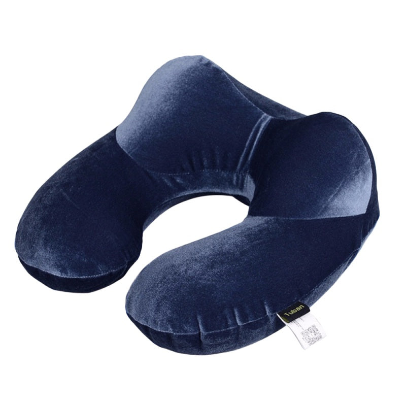 Almohada de viaje de tela de terciopelo. Diseño ergonómico de dos jorobas, suave y acogedor, alivia la fatiga. EN VENTA DISFRUTA AHORA MISMO!!