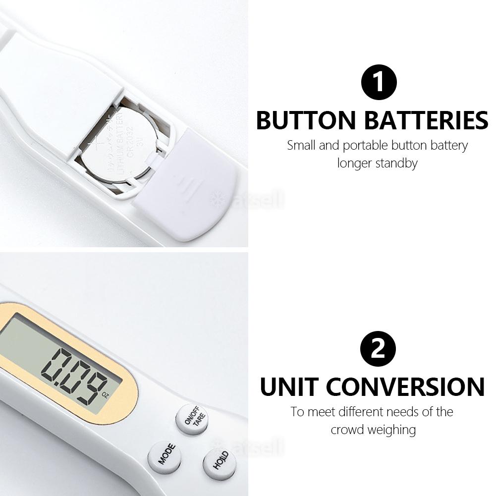 Mini báscula de cocina portátil LCD Digital