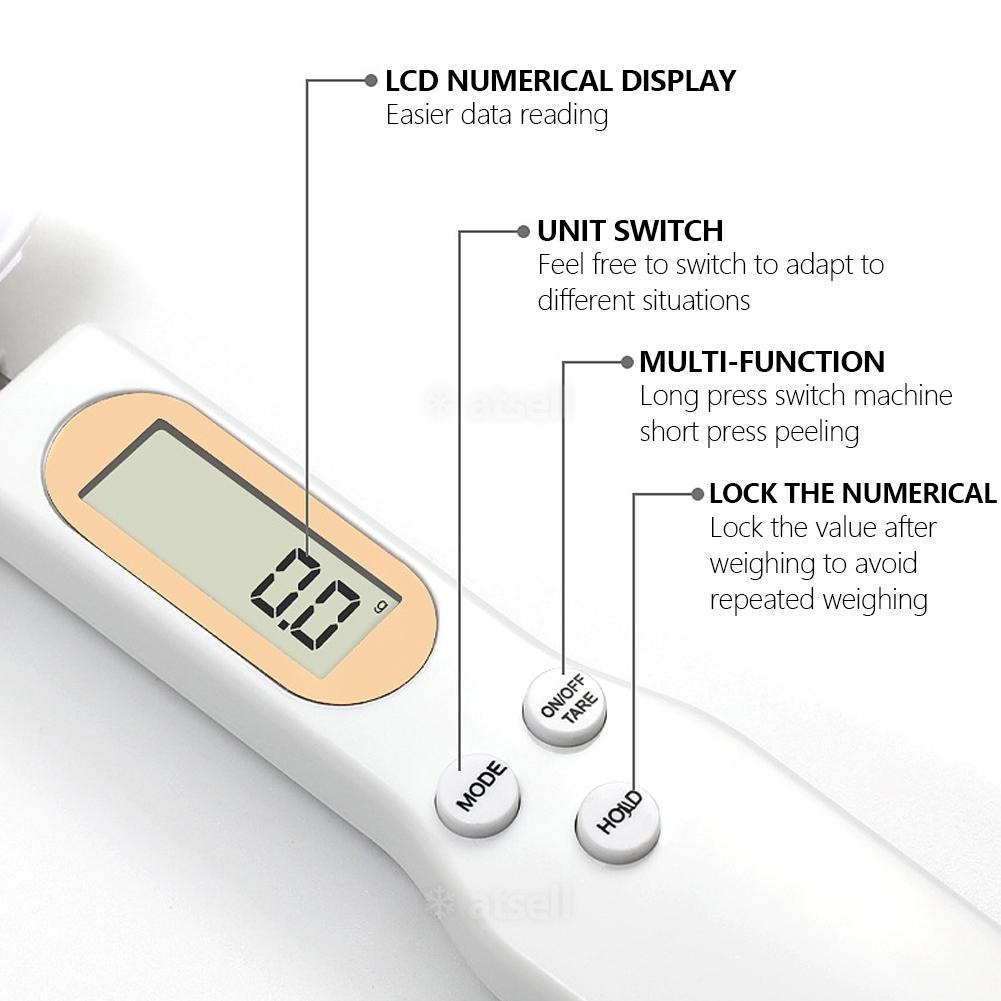 Mini báscula de cocina portátil LCD Digital