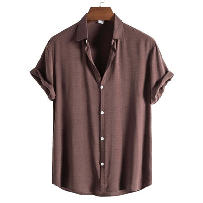 Camisa Short-Sleeved Shirt Procurando uma camisa nova e estilosa para adicionar ao seu guarda-roupa para o clima quente? Confira nossa camisa de manga curta! Confeccionada em poliéster confortável e respirável.