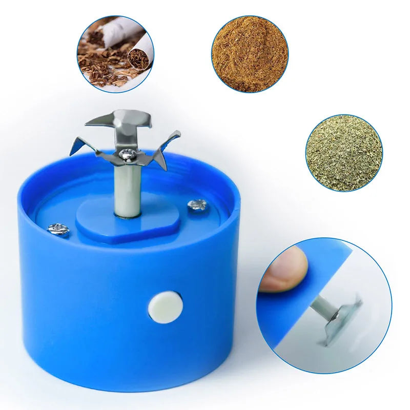 SMO Mini Moedor de Tabaco Elétrico de Plástico Portátil com Carregamento USB Kit Triturador de Grama Acessórios para Fumar Raw Gadgets Legais