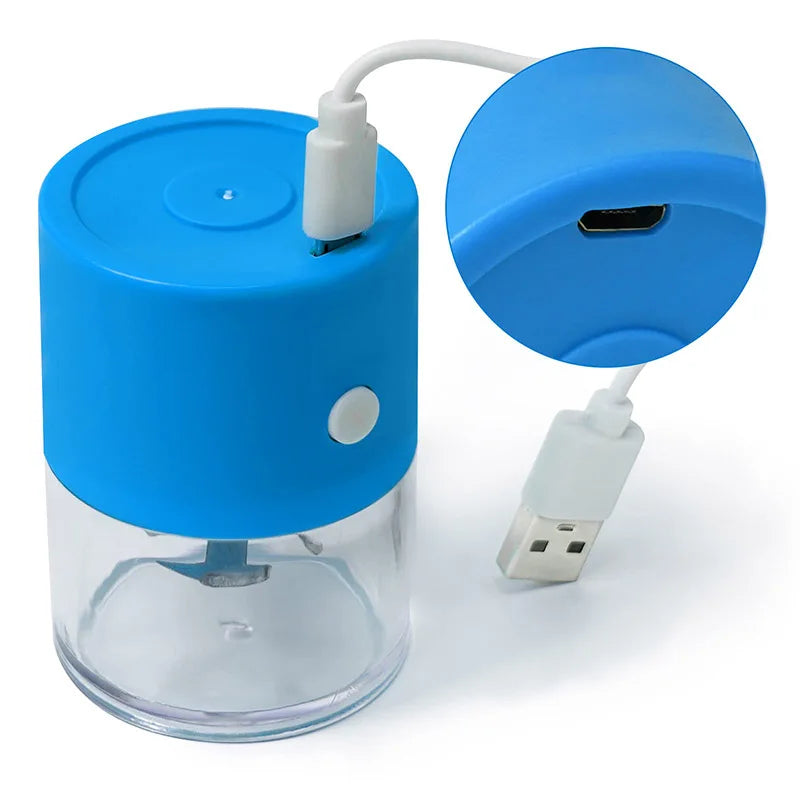 SMO Mini Moedor de Tabaco Elétrico de Plástico Portátil com Carregamento USB Kit Triturador de Grama Acessórios para Fumar Raw Gadgets Legais