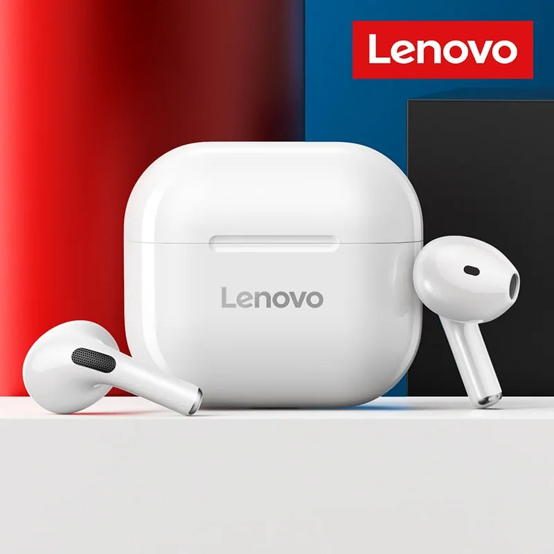 Lenovo-LP40 TWS , sem fio, Bluetooth, graves, controle por toque, estéreo, redução de ruído, liberdade de ouvir sua música favorita sem se preocupar com fios atrapalhar, apresento a você os Lenovo-LP40 - IMEDIATO SHOP