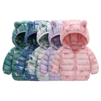 Jaquetas de crianças para inverno e outono.