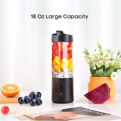 Mini Liquidificador Portátil de aço inoxidável. O liquidificador USB compacto alimentado por bateria que traz a conveniência de um eletrodoméstico de bancada para sua mão. Crie deliciosos smoothies, coquetéis e batidos em qualquer lugar.