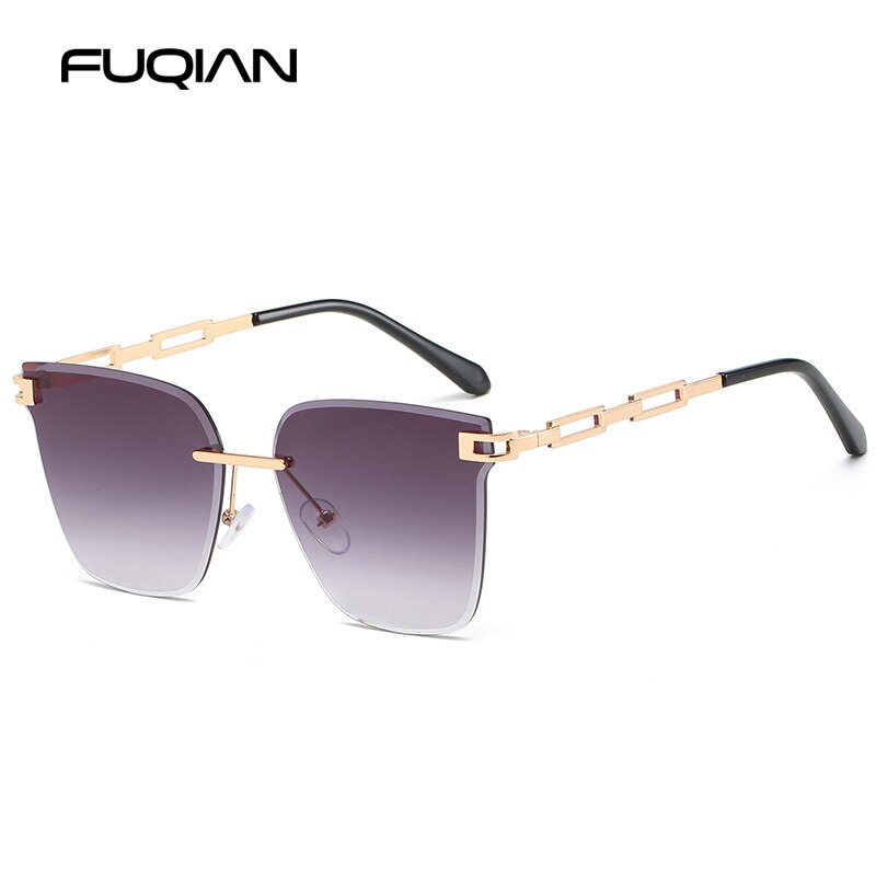 UV400 Cat Eye Sunglasses Frameless