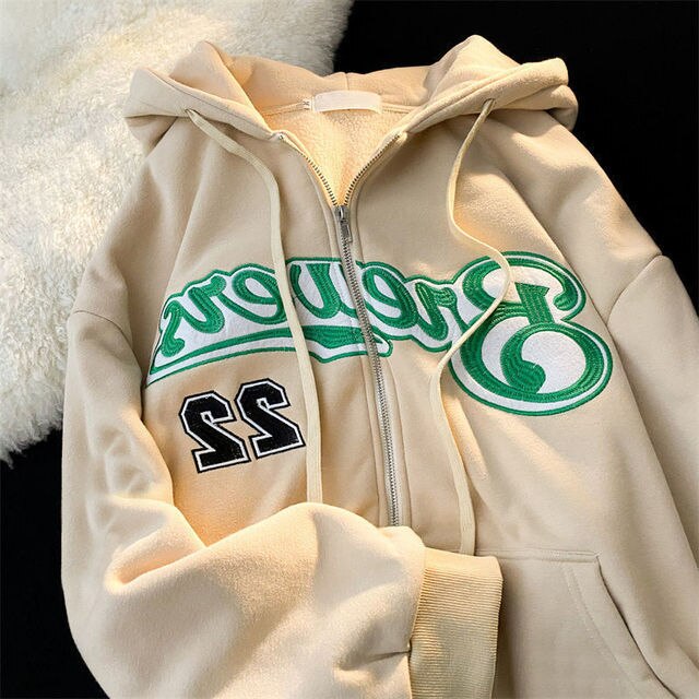 CASACO High-Quality Letter Print Hoodies Unisex