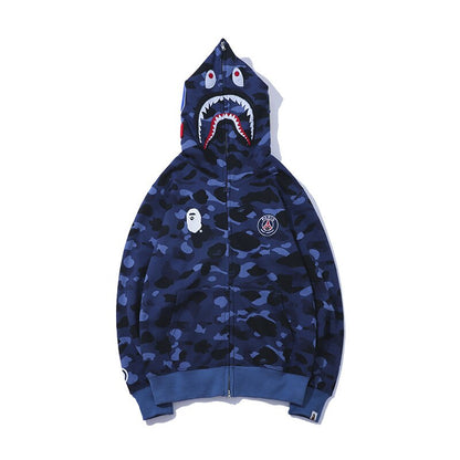 Casaco Camouflage Shark Sweatshirt