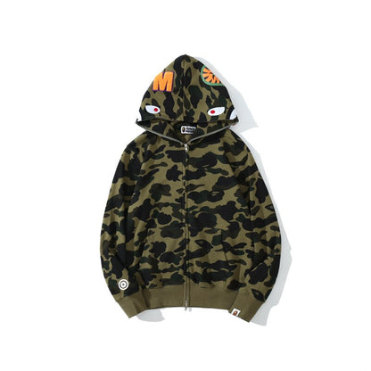 Casaco Camouflage Shark Sweatshirt