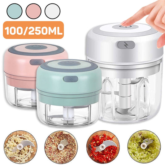 Mini picador elétrico de aço inoxidável. Apresentamos nossa Perfect Kitchen Tool, uma companheira culinária compacta e eficiente que redefinirá sua experiência de corte.