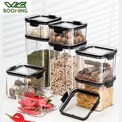 Armazenamento de cozinha inteligente a maneira perfeita de organizar sua cozinha! Com nossos recipientes de armazenamento de plástico duráveis e elegantes.